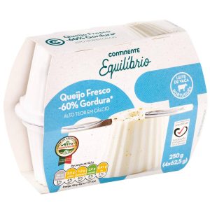 Queijo Fresco Longa Duração Light Continente Equilíbrio