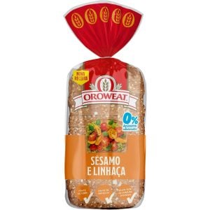 Pão de Forma com Sementes de Sésamo e Linhaça com Côdea Oroweat