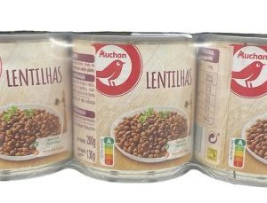 Lentilhas em lata Auchan