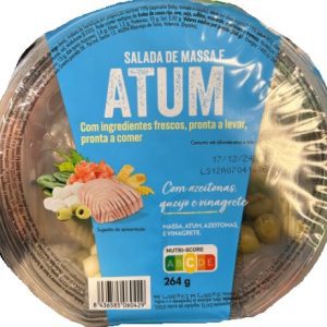 Salada de massa e atum
