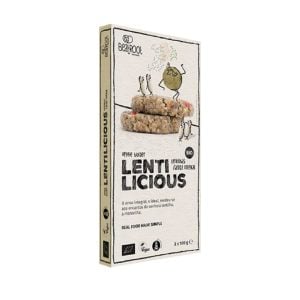 Hambúrguer de lentilhas Lentilicious Arroz Integral Bio, Beatroot