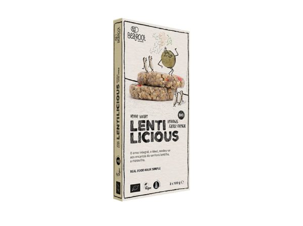 Hambúrguer de lentilhas Lentilicious Arroz Integral Bio, Beatroot