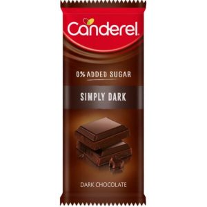 Chocolate Negro 49% com 0% Açúcares Adicionados, Canderel
