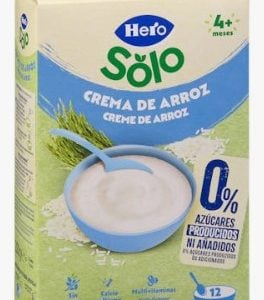 Papa de arroz 0% açúcares adicionados