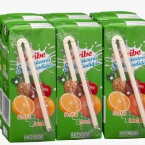 Bebida refrescante fruta + leite sem açúcares adicionados