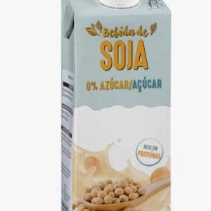 Bebida de soja 0% açúcar