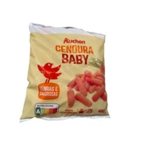 cenoura auchan baby 400g