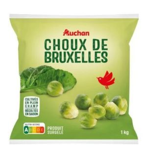 couves de bruxelas auchan 1kg