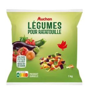 legumes auchan para ratatouille 1kg