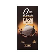 Chocolate Negro 85% Sem Açúcares Adicionados, Hacendado