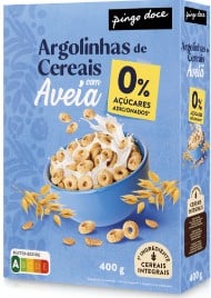 Cereais Argolinhas com Aveia