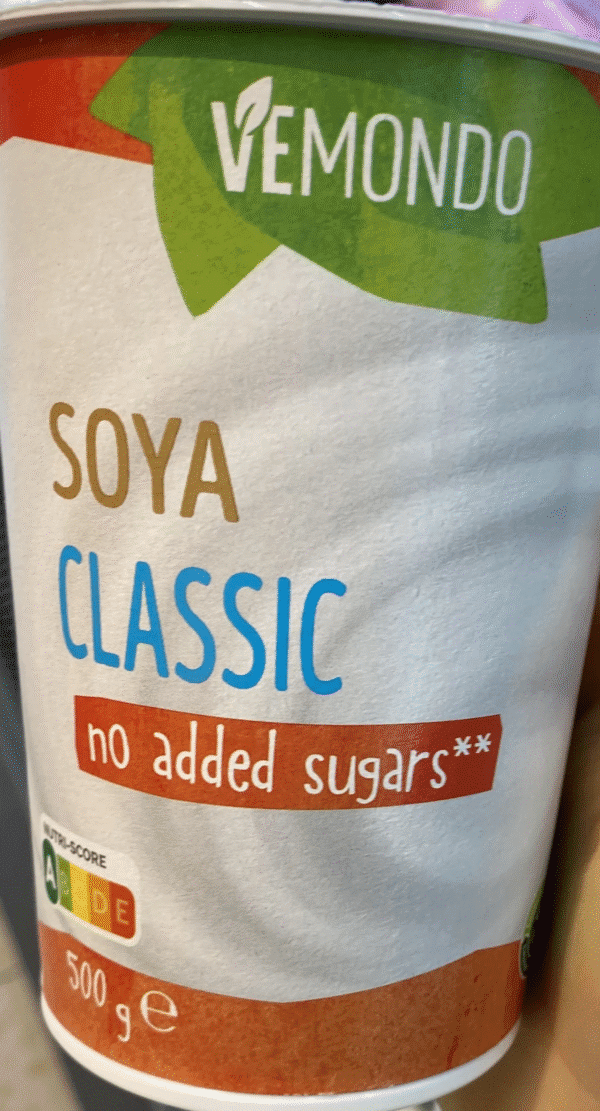 Iogurte de Soja Classic sem adição de açúcar Vemondo