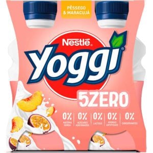 Iogurte Líquido Magro Pêssego e Maracujá sem Lactose Yoggi