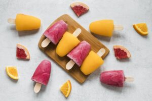 gelado de fruta