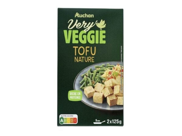 Tofu nature Auchan veggie