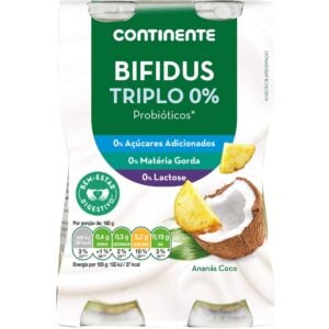 Iogurte Líquido Bifidus Triplo 0% Continente