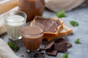 Leite com chocolate
