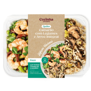Camarão com Legumes e Arroz Integral, Continente Equilíbrio