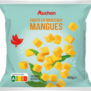 Manga em pedaços congelada