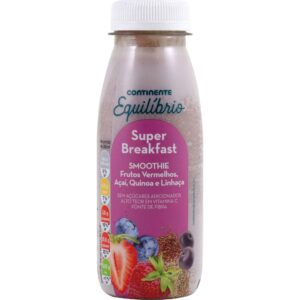 Smoothie Super Breakfast Frutos Vermelhos, Açaí, Quinoa e Linhaça