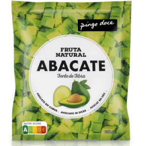 Abacate em cubos congelado