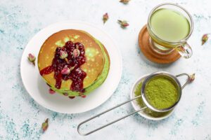 Panquecas de Matcha