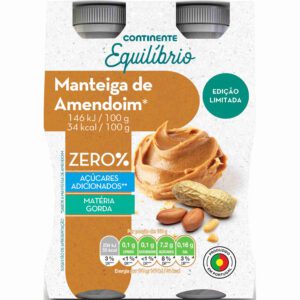 Iogurte Líquido de Manteiga de Amendoim 0%, Continente Equilíbrio