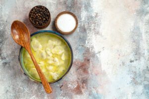 Sopa de couve-flor e gengibre