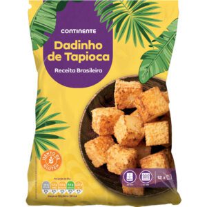 Dadinho de tapioca, Continente