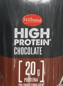 Leite magro chocolate, sem lactose, High Protein Milbona