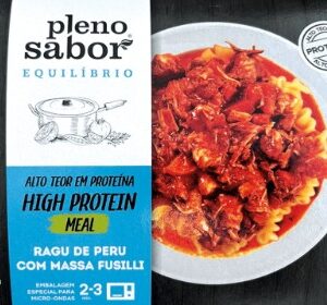 Ragú de Peru com Massa Fusilli, Pleno Sabor Equílibrio