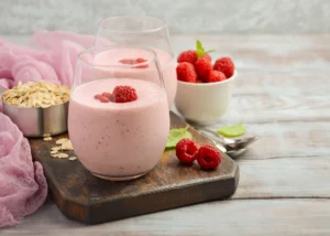 Batido Proteico de Frutos Vermelhos e Chia