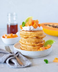 Panquecas de papaia