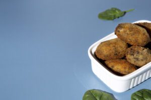 Croquetes de brócolos e cenoura