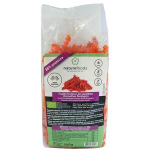 Fusilli Proteico Lentilhas Vermelhas