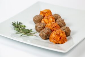 almôndegas de frango