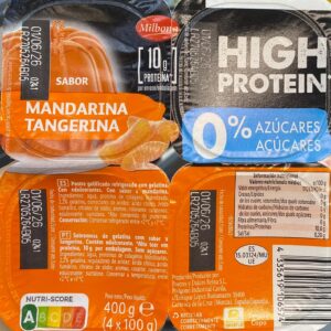 Gelatina High Protein 0% açúcar, Milbona