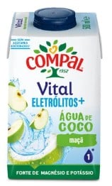 Sumo compal vital eletrólitos+ água de coco maçã verde