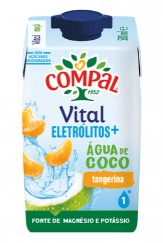 Sumo compal vital eletrólitos+ água de coco tangerina
