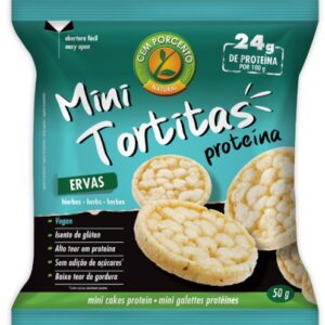 Mini Tortitas Proteína com sabor ervas