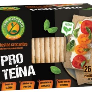 Tostas crocantes proteína sem glúten